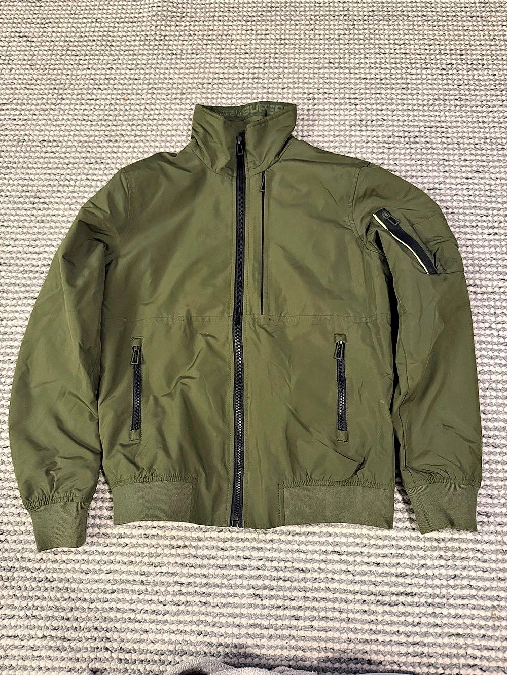 Superdry Moody NiteFlite LiteBomber Green Bomber Jacket Small